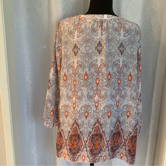LILA ROSE TUNIC BLOUSE TOP Sz: XL - Picture 3 of 8